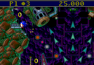 Sonic Spinball (USA) In game screenshot
